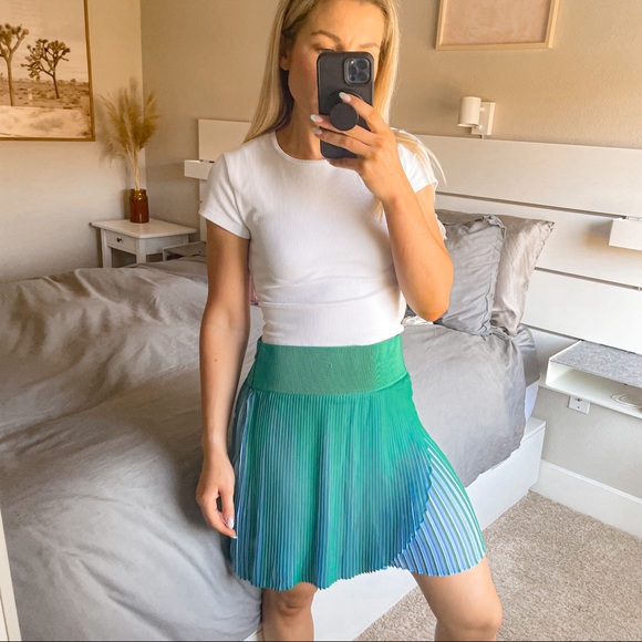 Stella McCartney Dresses & Skirts - NWT Stella McCartney Blue and Green Mini Skort